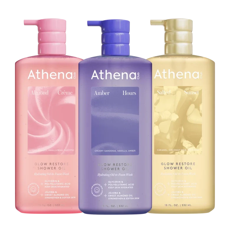 Glow Restore Shower Oil Trio E6